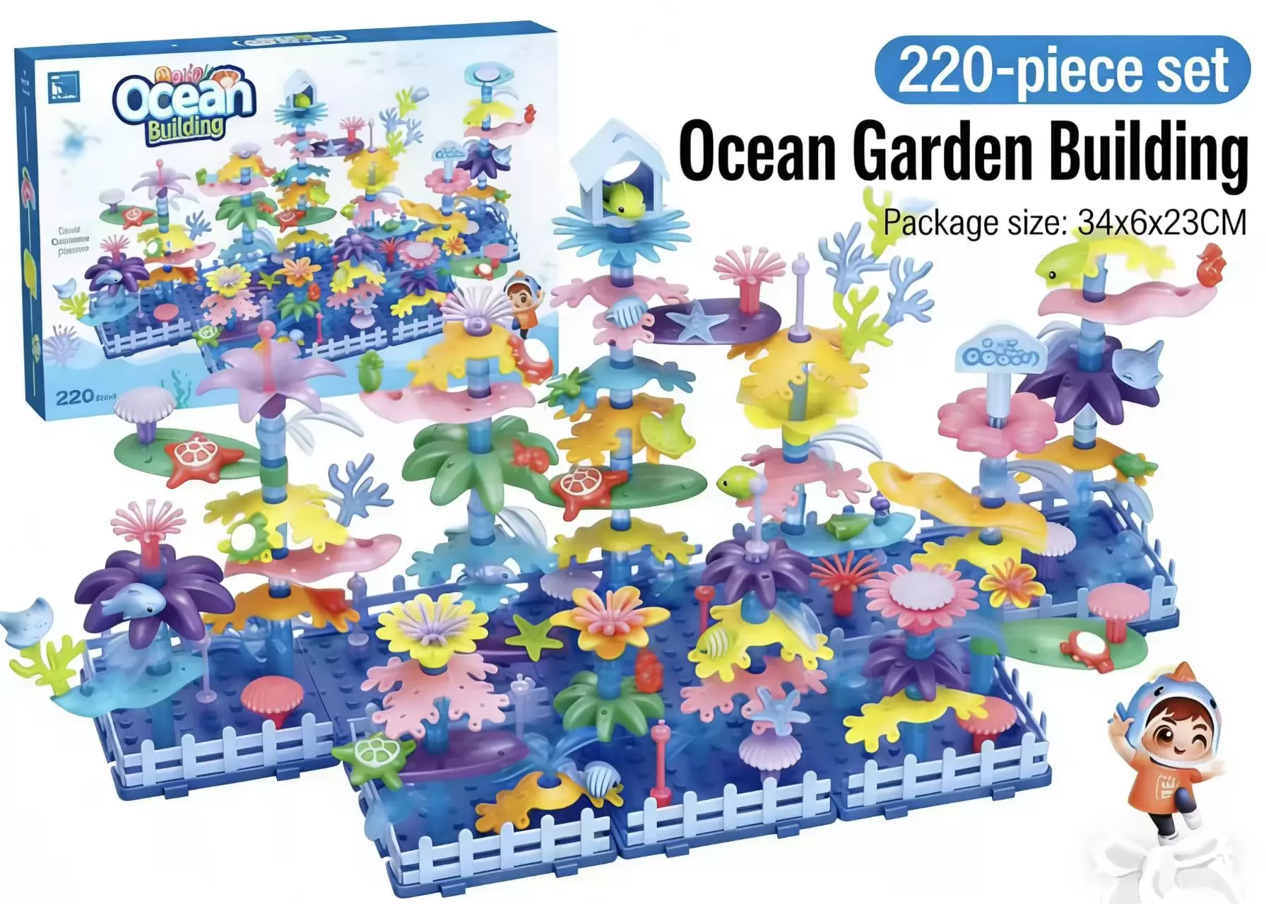 DIY Building Block Flowers